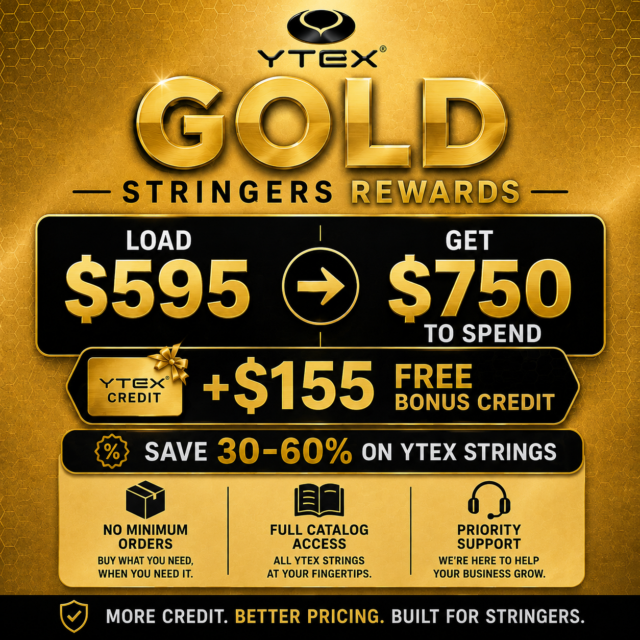 Gold Stringers Rewards