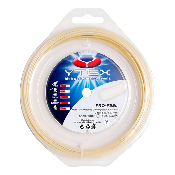 YTEX Pro-Feel Natural tennis string set