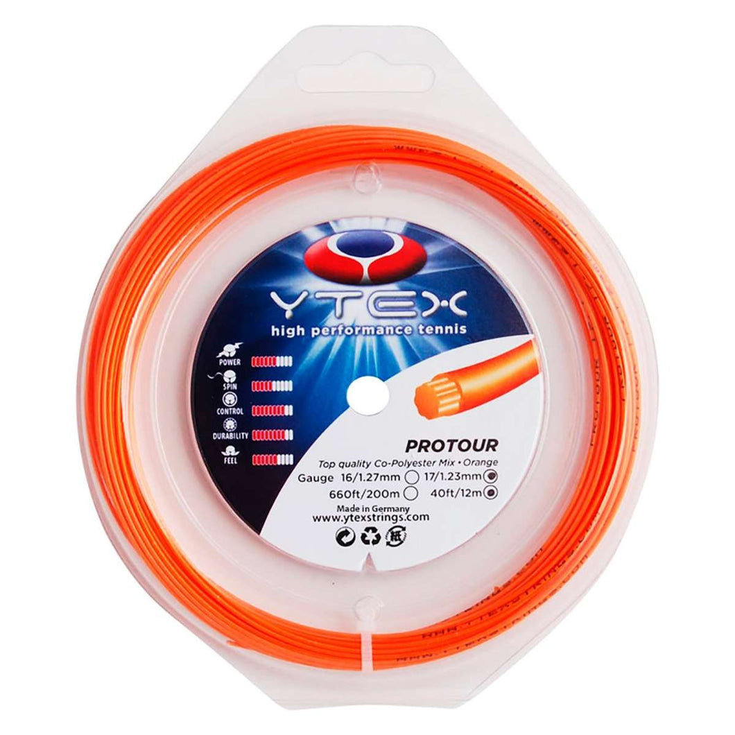 Ytex Protour Orange 1.23mm/17g Tennis String Reel ( )